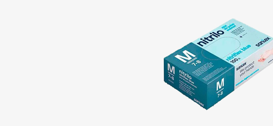 Santex nitrilo 100 uds. Talla grande