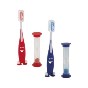 caixa de escova de dentes infantil relogio de areia 12 unidades 2