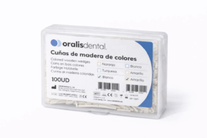 cuñas madera blancas