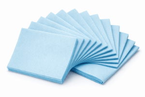 servilleta babero azul