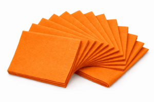 servilleta babero naranja