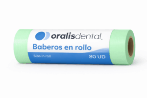 baberos en rollo verde oralis