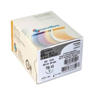 sutura seda tb 15 no absorbible 12uds